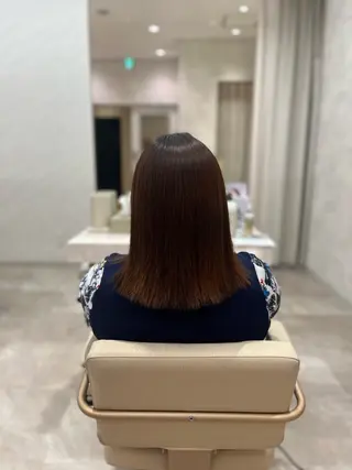 ミディアム 髪質改善特化/美髪/ タクマのヘアスタイル