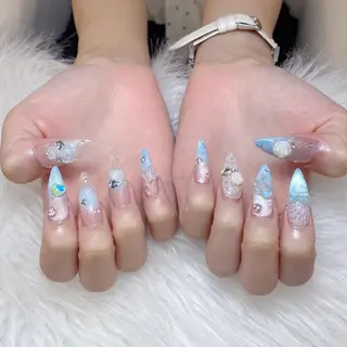 ネイル ANH ゴテゴテネイルのネイルデザイン