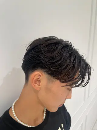 メンズ 女性モデル募集中‼️ メンズパーマ片岡優介のヘアスタイル