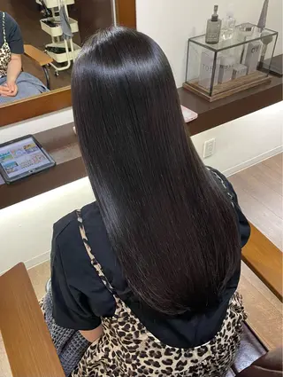 ロング 結衣 髪質改善モデル募集中のヘアスタイル