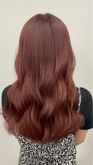ロング カラー ヘアアレンジ ピンク・ベージュ🩰 カラー🫧とらのヘアスタイル