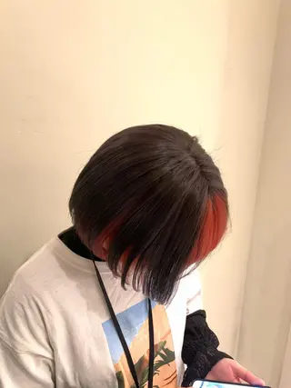 ミディアム カラー Takahashi Yuriのヘアスタイル