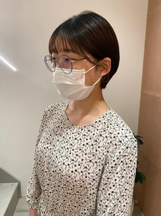 ショート BLOCK hair makeのヘアスタイル