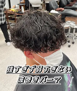 パーマ メンズ 京都河原町 メンズパーマ助川龍哉のヘアスタイル