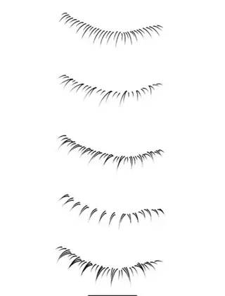 マツエク・マツパ VELISSE EYELASHのマツエク・マツパデザイン