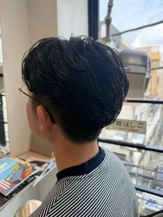 パーマ メンズ メンズパーマ シャドウ／大木のヘアスタイル