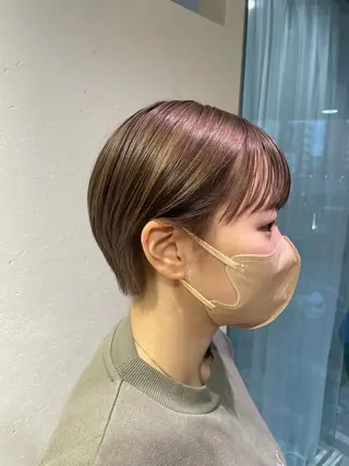 ショート 前田 菜奈子のヘアスタイル