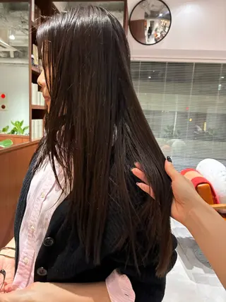 セミロング カラー ヘアアレンジ 💟Opus // Mizuki🐕のヘアスタイル