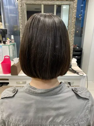 ミディアム 藤本 悠雅のヘアスタイル