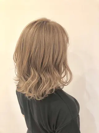 ミディアム シールエクステ×美髪 改善/ヨシモトカンジのヘアスタイル