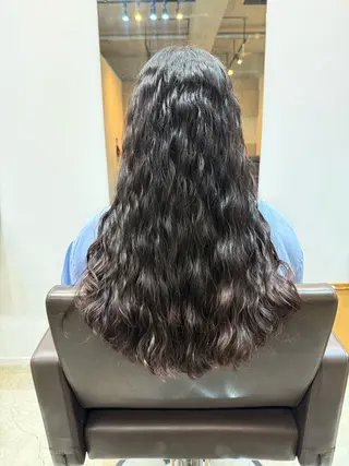 ロング 🌿朝5分でお洒落 パーマスタイル🌿のヘアスタイル