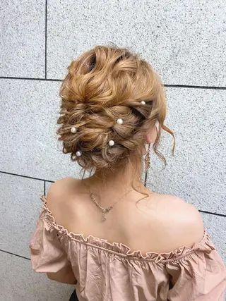 ヘアアレンジ ヘアセットサロン ココのヘアスタイル