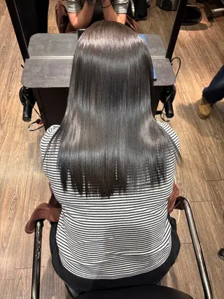 ロング 小貫 航平のヘアスタイル