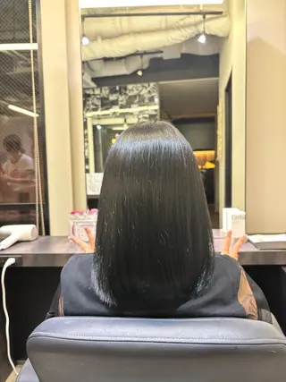 セミロング パーマ 小林蒼太 梅田モデル募集のヘアスタイル