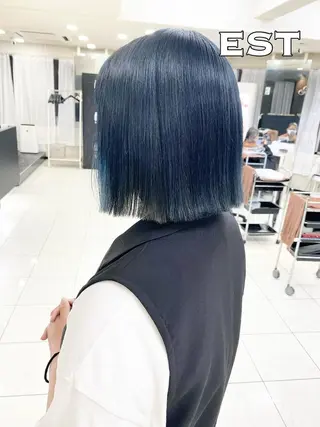 ミディアム カラー ヘアアレンジ エクステ MORI エクステMARIKAのヘアスタイル
