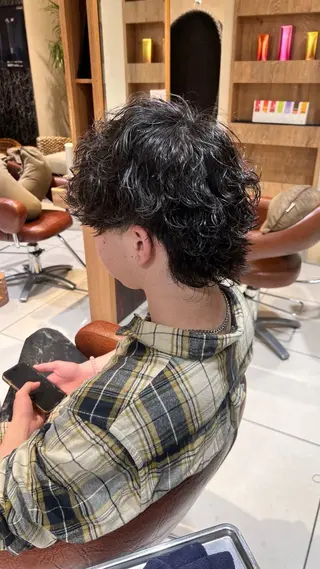 パーマ メンズ 新宿/メンズパーマ/ メンズ特化/和田瑞生のヘアスタイル