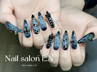 ネイル E.N🦋 長さ出し/持ち込みのネイルデザイン