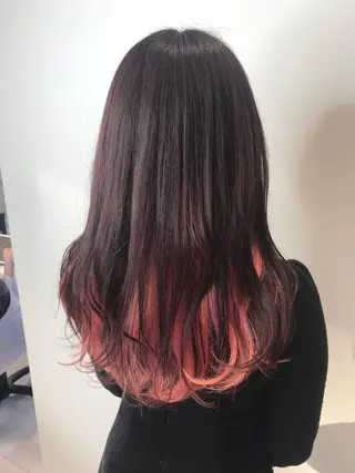 ロング カラー インナーエクステ渋谷 🦋KAJIのヘアスタイル
