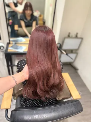 ロング カラー nijika/ 艶カラー🫧のヘアスタイル