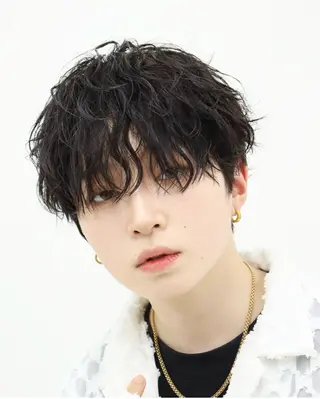 ショート メンズ 浜本 琉聖のヘアスタイル