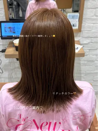 ミディアム カラー 🇰🇷韓国風カラー ひかるのヘアスタイル