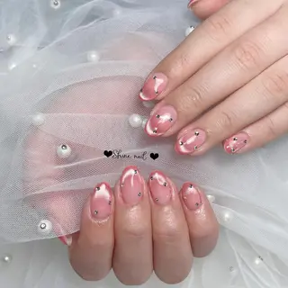 ネイル サイナネイル🎀 長さ出し専門店のネイルデザイン