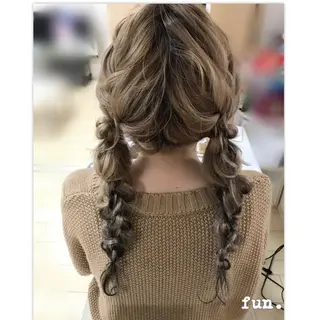 ロング ヘアアレンジ fun./ヘアセット /エクステ/着付のその他イメージ