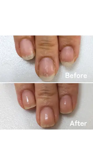 ネイル 自爪育成ネイルケア Lena nailのネイルデザイン