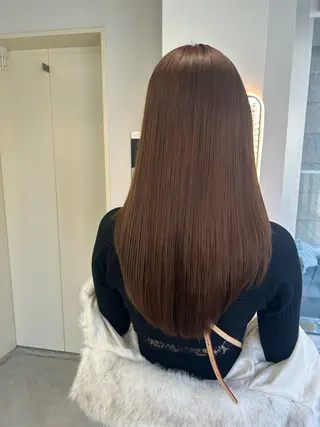 セミロング カラー Gisel みらののヘアスタイル