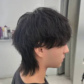 ミディアム メンズ メンズ♱ハイトーン♱ ウルフʜᴀʀᴜᴋᴀのヘアスタイル