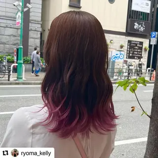 ミディアム カラー メンズ 🩷Eny terrace🩷のヘアスタイル