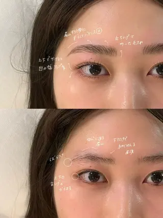 マツエク・マツパ 吉祥寺kasumi 🌛eye/browのマツエク・マツパデザイン