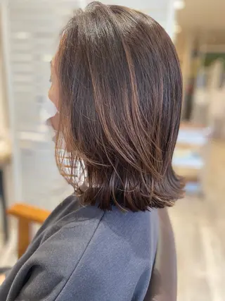 ミディアム 【ミルメルシー】 HARUKAのヘアスタイル