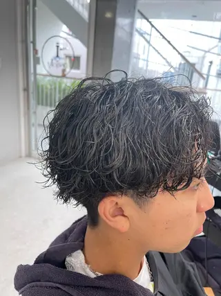 メンズ バレイヤージュ特化/ アキラのヘアスタイル