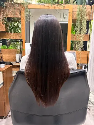 ロング 馬場 彩のヘアスタイル