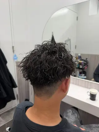 パーマ メンズ 個室サロンKAITO メンズ特化美容師のヘアスタイル