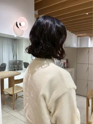 パーマ 横井 優奈のヘアスタイル