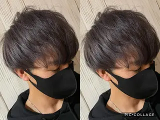 ショート カラー メンズ ヘアサロンオスカー 岸和田蛸地蔵店のヘアスタイル