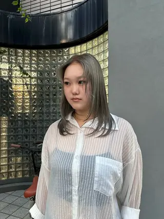 ミディアム Ren /北堀江のヘアスタイル
