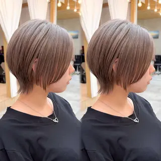 ショート カラー 巻ける縮毛矯正✨ ボブ/ショートともきのヘアスタイル