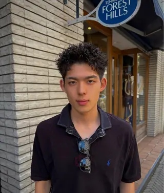 ショート パーマ メンズ UMM daichi メンズパーマのヘアスタイル