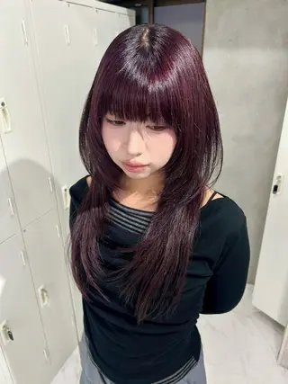 カラー Akari🧬レイヤ ー/ハイトーン/天神のヘアスタイル