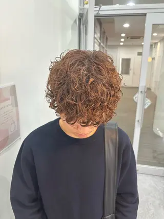 パーマ メンズ メンズスタイリスト✨ 助川龍哉のヘアスタイル