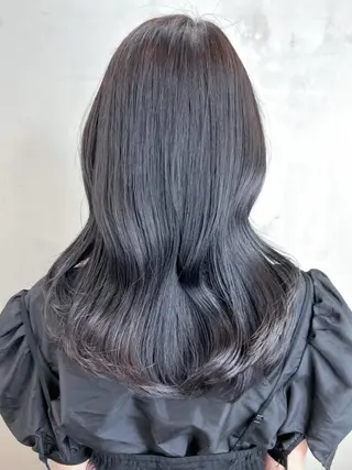 ミディアム パーマ カラー ヘアアレンジ ITbyALBUM 中野店のヘアスタイル