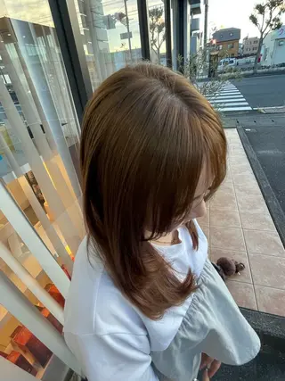 ロング カラー 透明感カラー/レイヤ ー/樹奈🍀🫧のヘアスタイル