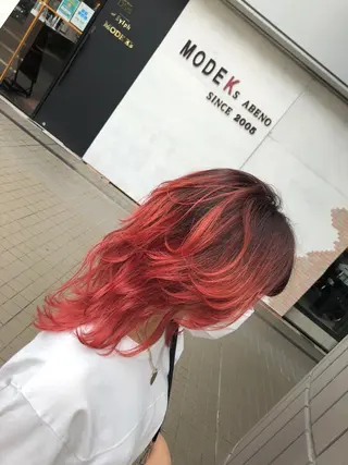 ミディアム カラー SHAFT Ieiriのヘアスタイル