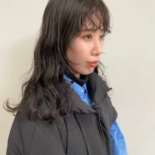ロング パーマ SHICENEケイ レイヤーカット🦋のヘアスタイル