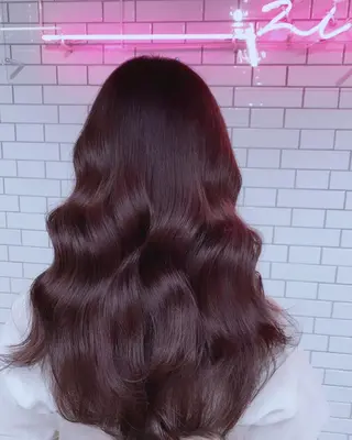 ロング カラー ヘアアレンジ Zina 渋谷のヘアスタイル