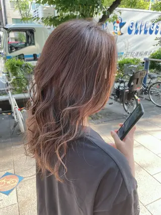 ロング カラー 脇坂 誠也のヘアスタイル