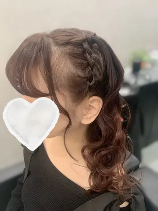 ヘアアレンジ 中川 沙里のヘアスタイル